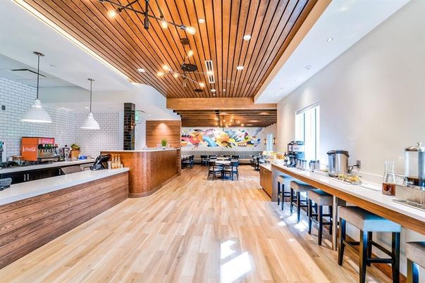 Interior, Kitchen, Pendant Lights, Recessed Lighting, Stone Walls, Wooden Beams, Wooden Ceilings, Wood Texture Flooring