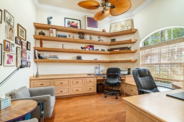 Home Office, Interior, Wood Texture Flooring