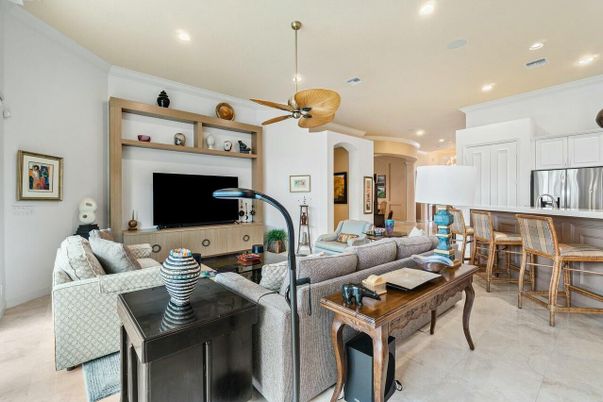 Interior, Kitchen, Living room, Recessed Lighting