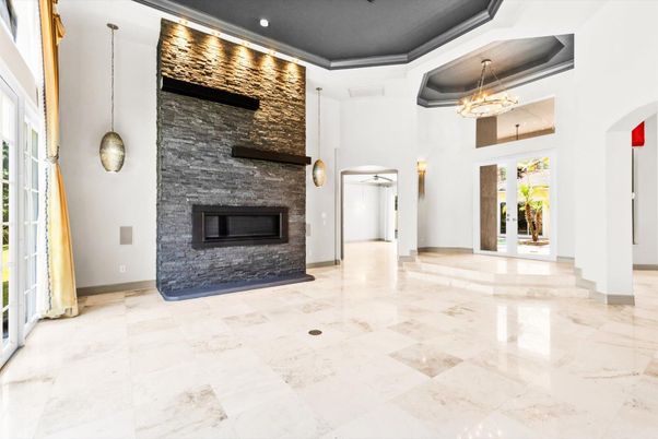 Fireplace, Interior, Pendant Lights, Recessed Lighting