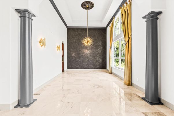 Interior, Marble, Pendant Lights