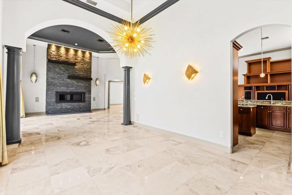 Fireplace, Interior, Pendant Lights, Recessed Lighting
