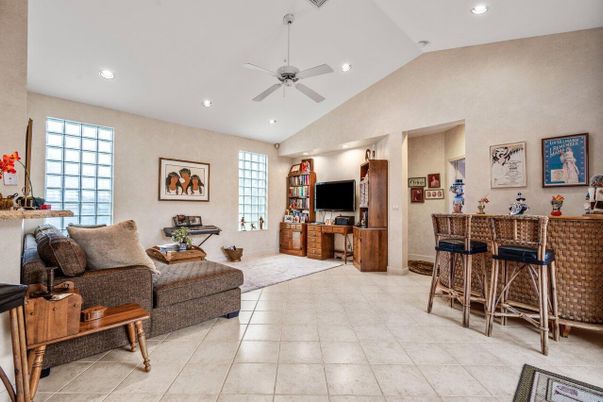 Interior, Living room, Recessed Lighting
