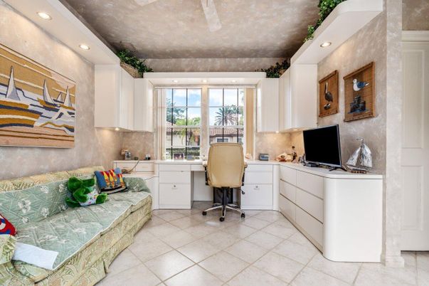 Home Office, Interior, Recessed Lighting