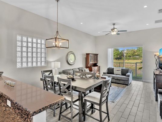 Dining room, Interior, Living room, Pendant Lights, Recessed Lighting