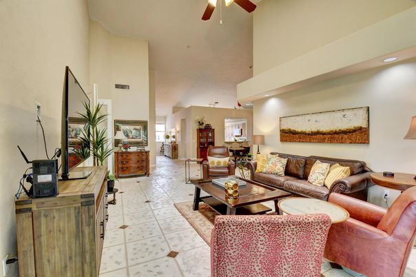 Interior, Living room, Recessed Lighting