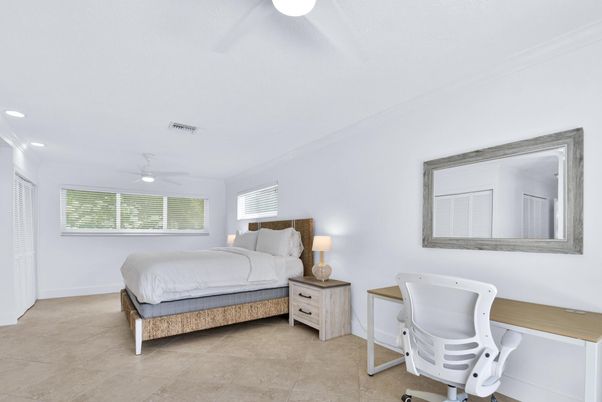 Bedroom, Home Office, Interior, Recessed Lighting