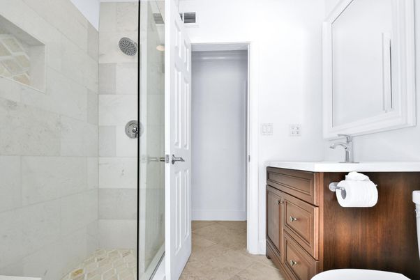 Bathroom, Glass Shower, Interior