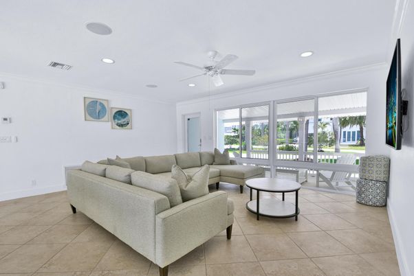 Interior, Living room, Recessed Lighting