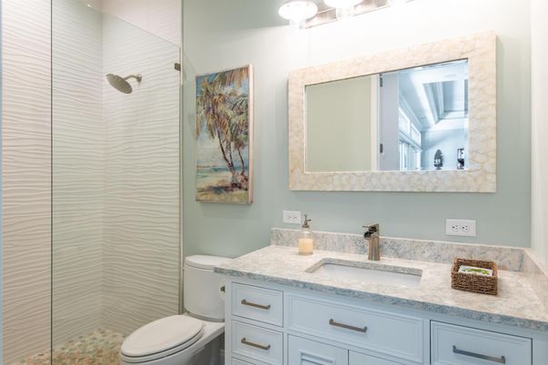 Bathroom, Glass Shower, Interior