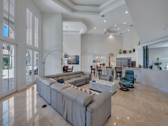 Interior, Living room, Recessed Lighting