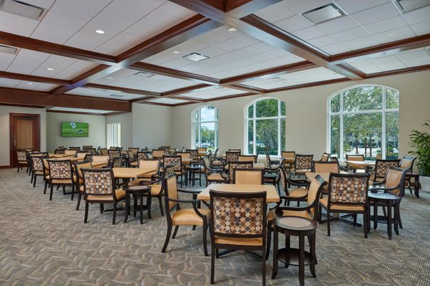Dining room, Interior, Recessed Lighting, Wooden Beams