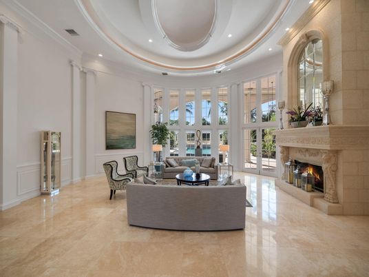 Fireplace, Interior, Living room, Recessed Lighting