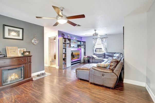 Fireplace, Interior, Wood Texture Flooring