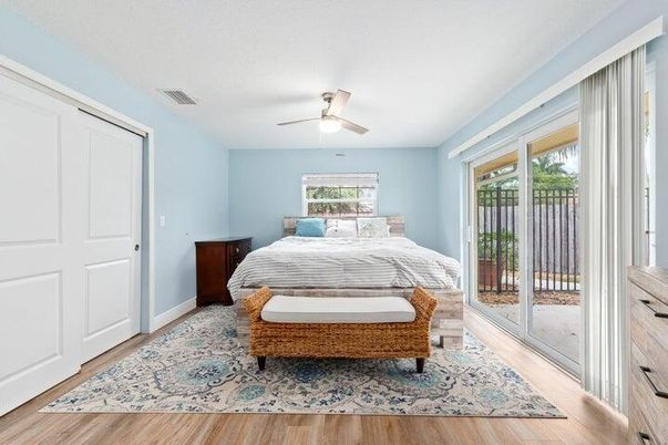 Bedroom, Interior, Wood Texture Flooring