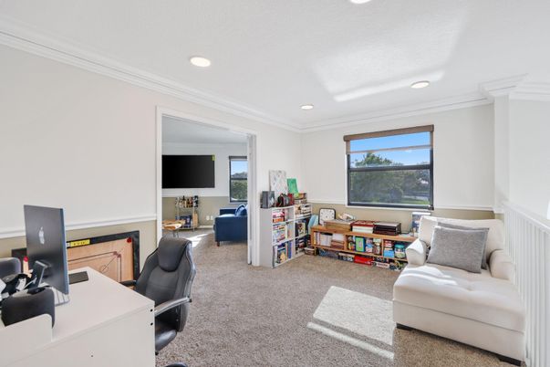 Home Office, Interior, Recessed Lighting