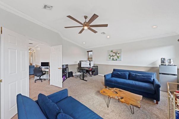 Home Office, Interior, Recessed Lighting