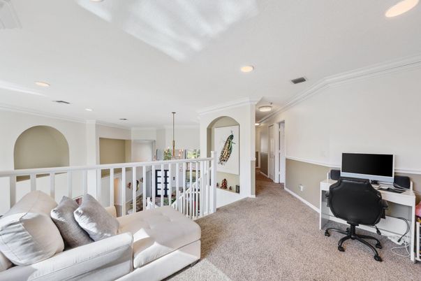 Home Office, Interior, Recessed Lighting