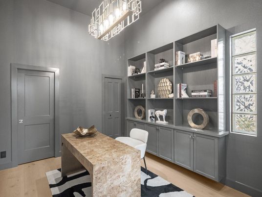 Home Office, Interior, Wood Texture Flooring