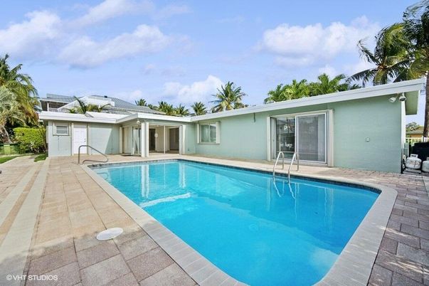 Exterior, Pool, Solar Panels