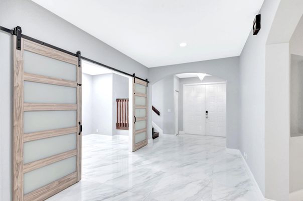 Interior, Marble, Recessed Lighting