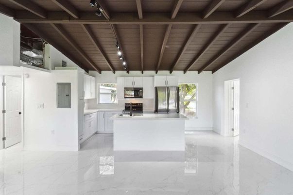 Interior, Kitchen, Marble, Stainless Steel Appliances, Wooden Beams, Wooden Ceilings