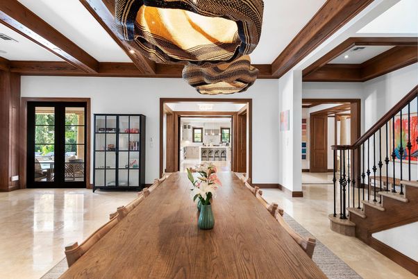 Interior, Recessed Lighting, Wooden Beams
