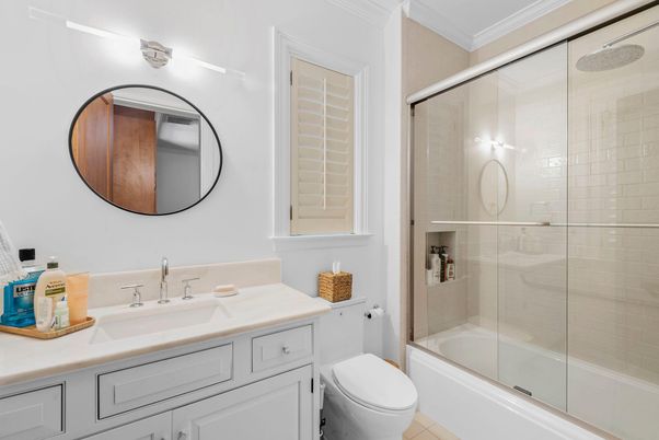 Bathroom, Glass Shower, Interior