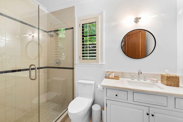 Bathroom, Glass Shower, Interior