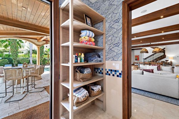 Interior, Recessed Lighting, Wooden Beams