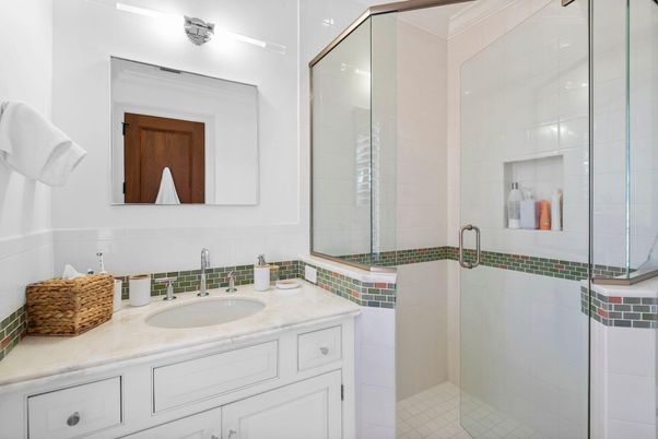 Bathroom, Glass Shower, Interior