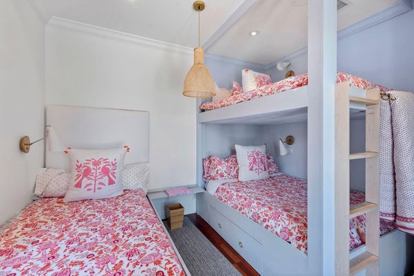Bedroom, Interior, Pendant Lights, Recessed Lighting