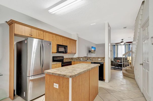 Interior, Kitchen, Living room