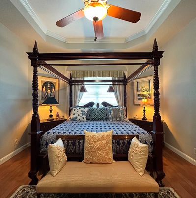 Bedroom, Interior, Wood Texture Flooring