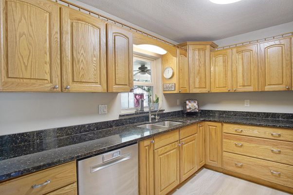 Interior, Kitchen, Wood Texture Flooring