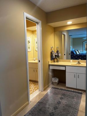 Bathroom, Interior, Recessed Lighting