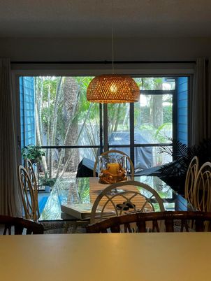 Dining room, Interior, Pendant Lights