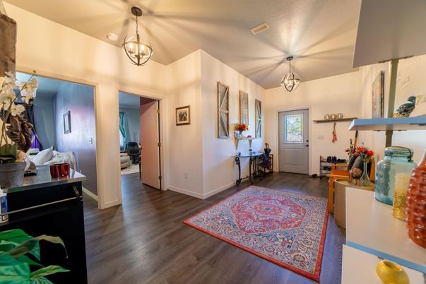 Chandelier, Interior, Pendant Lights, Wood Texture Flooring