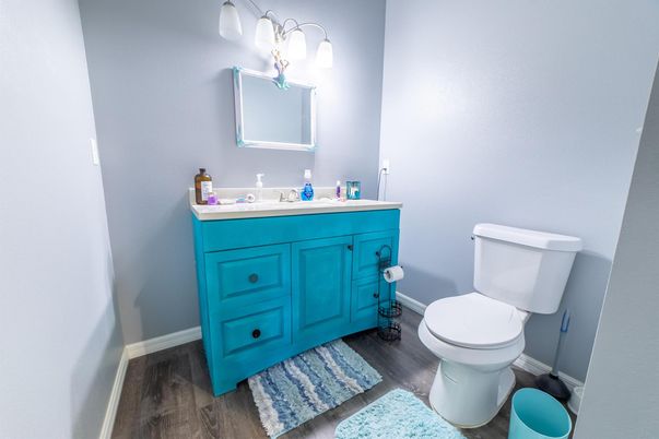 Bathroom, Interior, Wood Texture Flooring