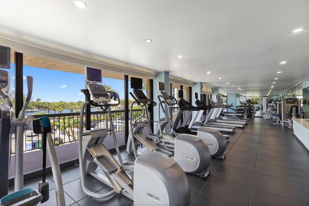 Fitness Equipment, Gym, Interior, Recessed Lighting
