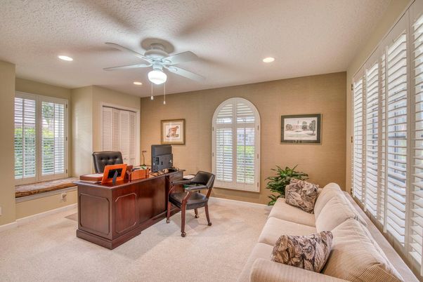 Home Office, Interior, Recessed Lighting