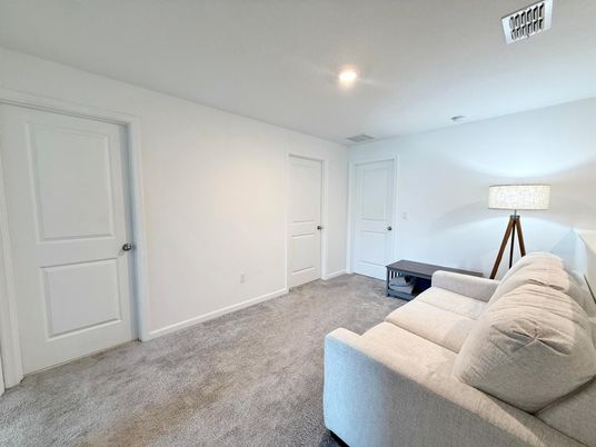 Interior, Living room, Recessed Lighting