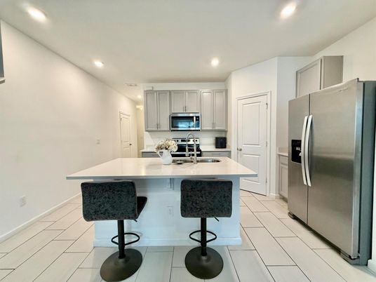 Interior, Kitchen, Recessed Lighting, Stainless Steel Appliances