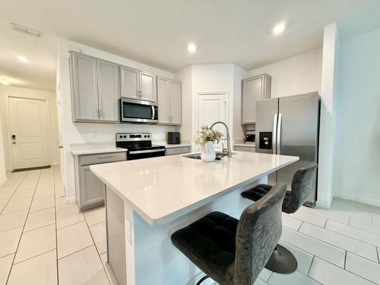 Interior, Kitchen, Recessed Lighting, Stainless Steel Appliances