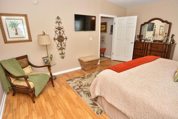 Bedroom, Interior, Wood Texture Flooring