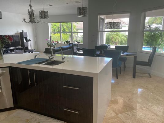 Dining room, Interior, Kitchen, Pendant Lights