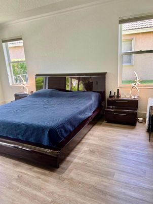 Bedroom, Interior, Wood Texture Flooring