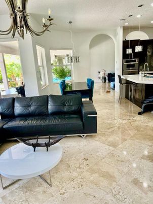 Interior, Kitchen, Living room, Pendant Lights, Recessed Lighting, Stainless Steel Appliances