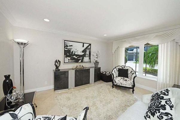 Interior, Living room, Recessed Lighting