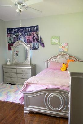 Bedroom, Interior, Wood Texture Flooring